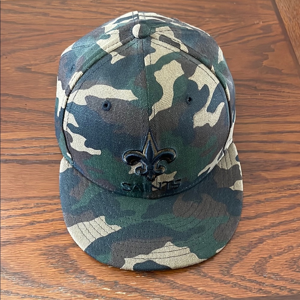 NFL Saints Camouflage Baseball Cap